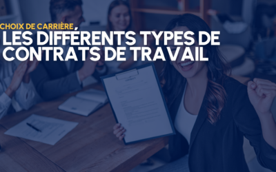 LES DIFFÉRENTS TYPES DE CONTRATS DE TRAVAIL